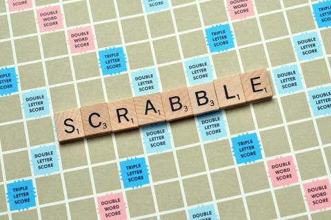 Scrabble board