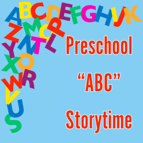 alphabet letter graphics with text preschool a b c storytime