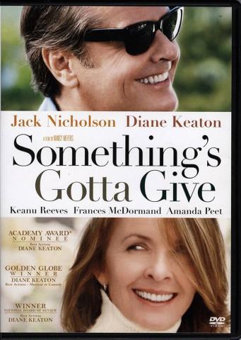 Something's gotta give DVD cover